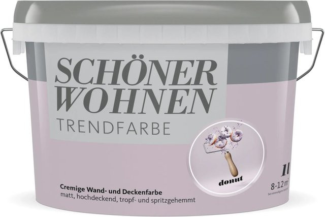 Schöner Wohnen Trendfarbe Donut in Purple und Pink - Bild 1