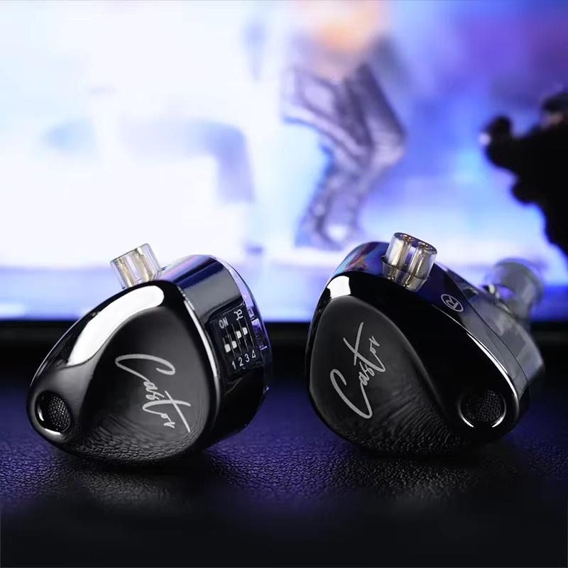 KZ Castor 2DD In-Ear-Kopfhörer HiFi Dynamische High-End-Monitor-Kopfhörer in Schwarz - Bild 2