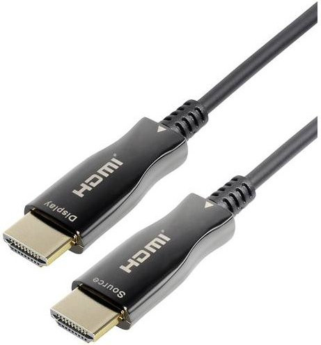 Maxtrack HDMI-Kabel 4K UHD in Schwarz mit 40 m Länge - Bild 1