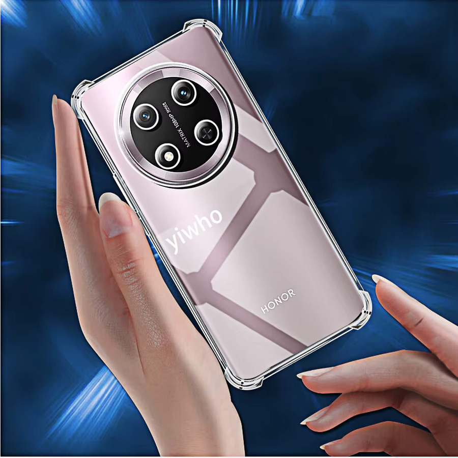 Stoßfeste Handyhülle für Huawei Honor Magic 7 Lite, Magic 7, Magic 6 und Magic 5 Pro Lite, transparent, weiche TPU-Rückseite - Bild 5
