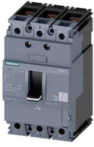 Siemens 3VA1104-6MG32-0AA0 Leistungsschalter in Grau mit einem Einstellbereich von maximal 4A und einer Schaltspannung von maximal 690 V/AC - Bild 1