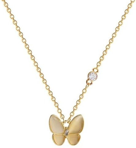 Allbestart Halskette Opal Schmetterling, Damen, beige - Bild 1