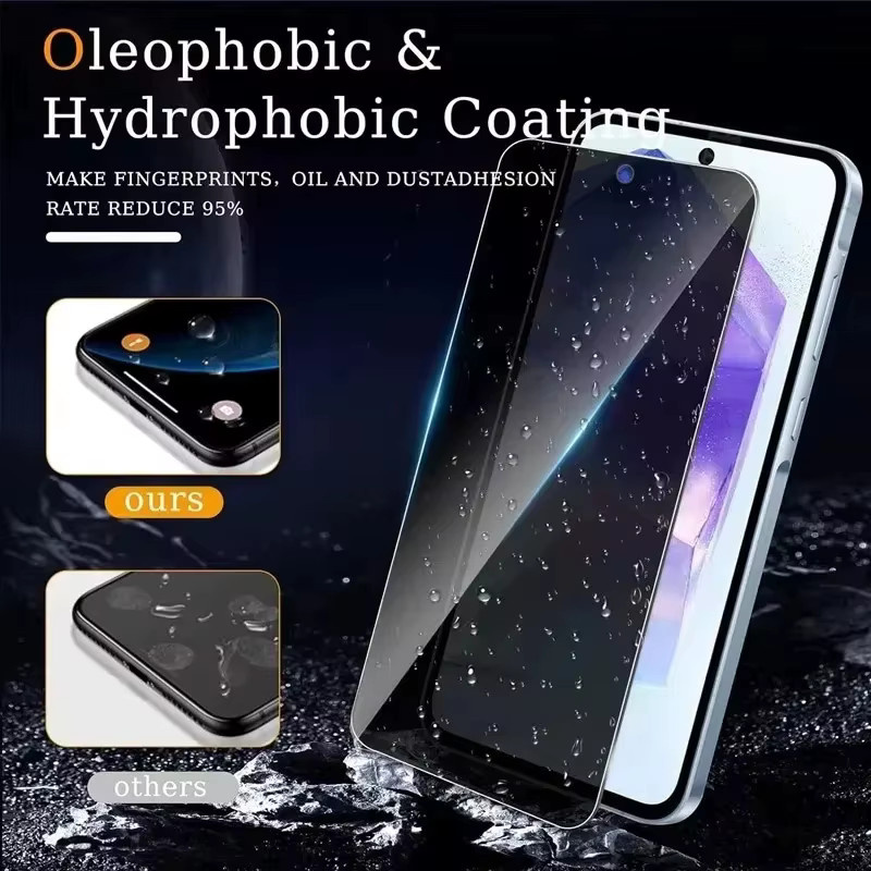 Anti-Spy Panzerglas Sichtschutz-Displayschutzfolie für Samsung Galaxy S25 Ultra A56 A36 S24 FE S23 S21 S22 A17 A07 A55 A26 in Transparent - Bild 5
