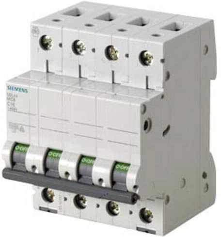 Siemens Leitungsschutzschalter 5SL4406-6 MCB 6A 400V Weiß - Bild 1