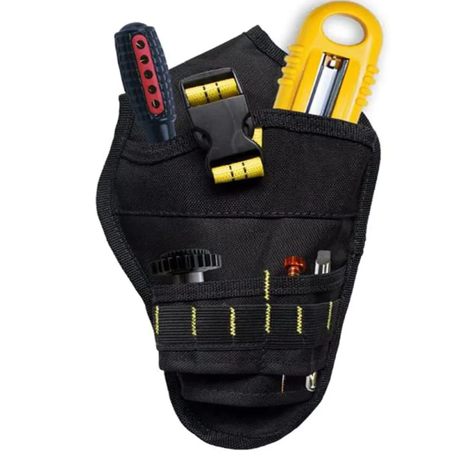 Elektrowerkzeug-Holster für Akku-Bohrschrauber mit Metallclip in Schwarz - Bild 4