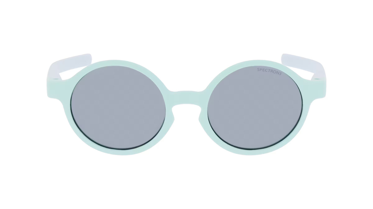 Julbo J5801126 Baby-Sonnenbrille, Vollrand, Rund, Kunststoff, Grün, Grau - Bild 1