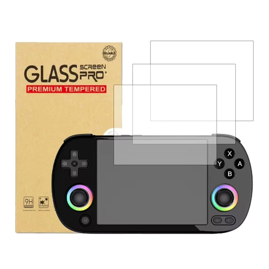 Anbernic RG40XX H Videospielkonsole Tragetasche und Displayschutzfolie Set in Schwarz mit Hartschale zur Aufbewahrung - Bild 3