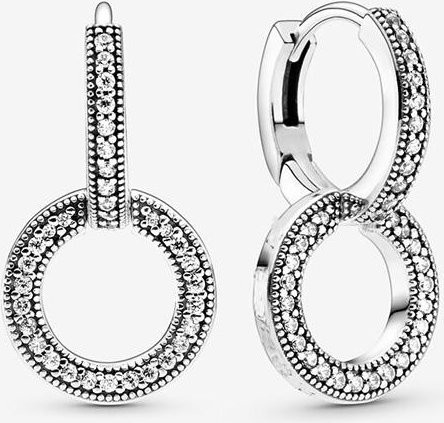 Wucifang Jewelry Creolen, 925 Silber, Zirkonia, Damen - Bild 1