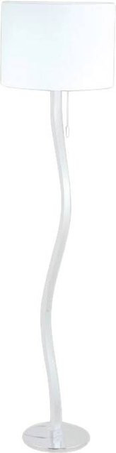 Näve LED-Stehleuchte Aurelia in Weiß mit Chrom-Gestell, H x B x T: 163 x 40 x 40 cm - Bild 1