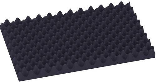 Tanos Deckelpolster Schwarz B: 36,5 cm, T: 22,5 cm, H: 2,5 cm - Bild 1