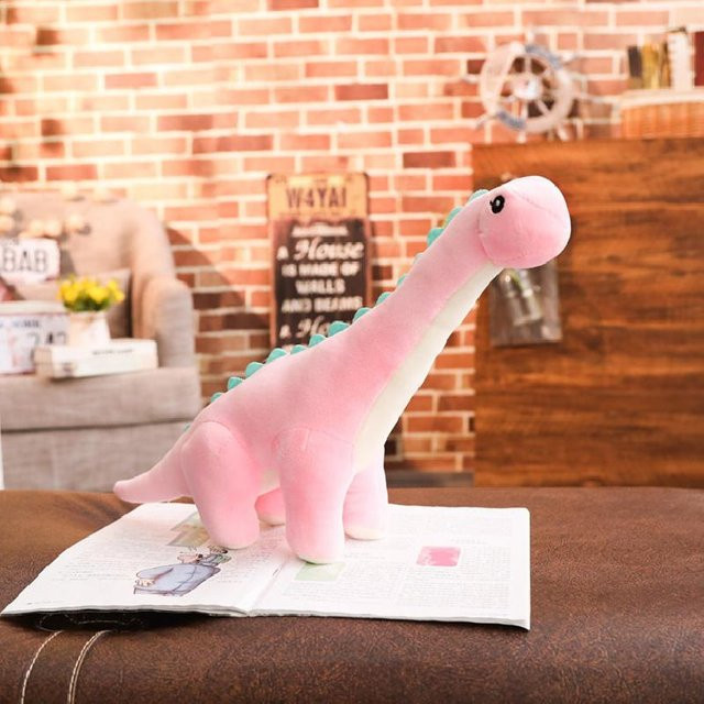 Kidsly Diplodocus Dinosaurier Plüschtier, rosa, 90cm - Bild 1
