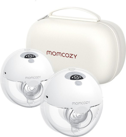Momcozy M5 Smart Elektrische Milchpumpe, tragbare Doppel-Milchpumpe in Weiß