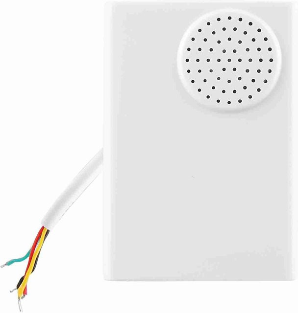 GoolRC Kabelgebundener Türklingel-Gong in Weiß für Sicherheitszugangskontrollsysteme, 12 V - Bild 1