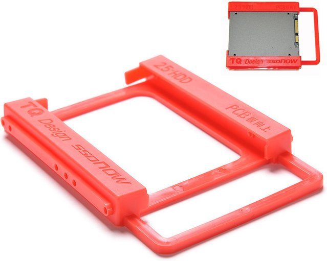 JETTING SSD HDD Montage Schiene Adapter für 2,5 bis 3,5 Zoll Festplatten und SSDs - Bild 1