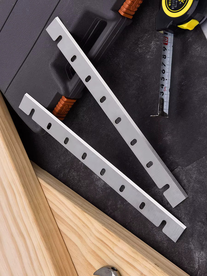 Starribs Ersatzhobelmesserklingen aus Edelstahl für DeWalt DW733 und DW7332, 2er-Set, Silber - Bild 3