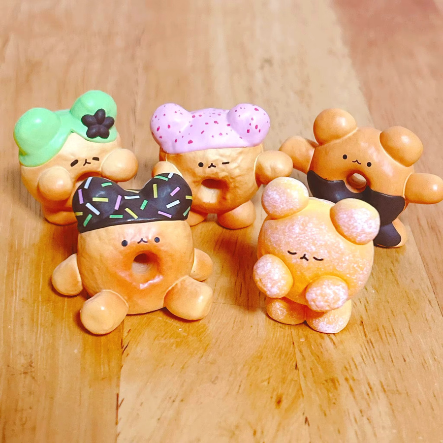 Qualia Donatchu Kawaii Maskottchenfigur Bär als Kapselspielzeug in Multicolor - Bild 2