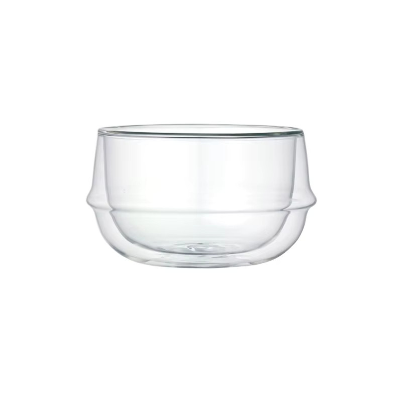 Doppelwandige Suppenschüssel aus Glas in Saturnform, transparent, 550 ml - Bild 6