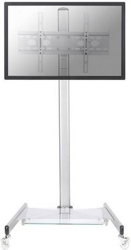 Neomounts PLASMA-M1600 TV-Rollwagen in Silber für Fernseher von 68,6 cm bis 177,8 cm, starr und höhenverstellbar - Bild 1