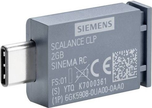 Siemens SPS-Speichermodul 6GK5908-0UA00-0AA0 in Grau - Bild 1