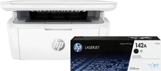 HP LaserJet M140w MFP Multifunktionsdrucker inklusive einem zusätzlichen schwarzen Toner - Bild 1