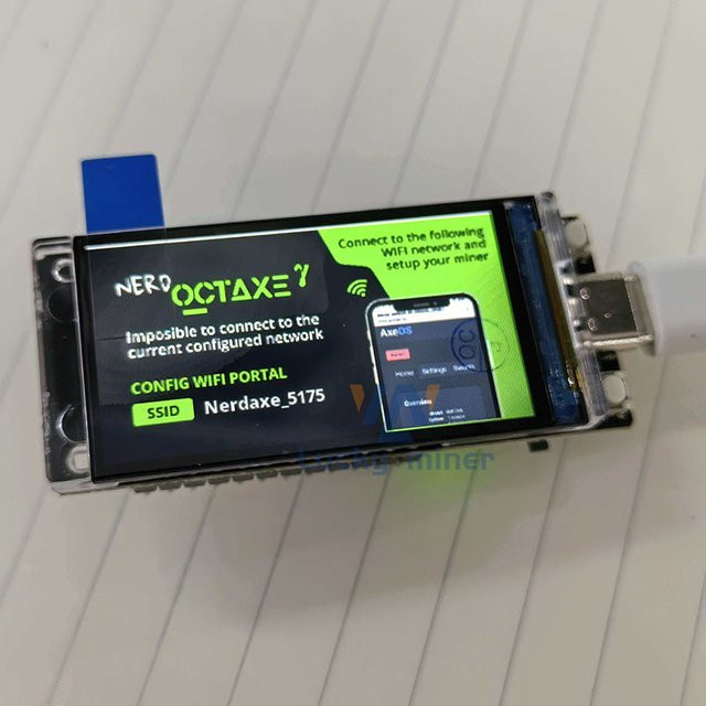 Lucky Miner ESP32-S3-WROOM 1,9-Zoll-Display mit Wi-Fi für NerdQaxe und NerdOCTAXE Mining-Maschinen - Bild 1