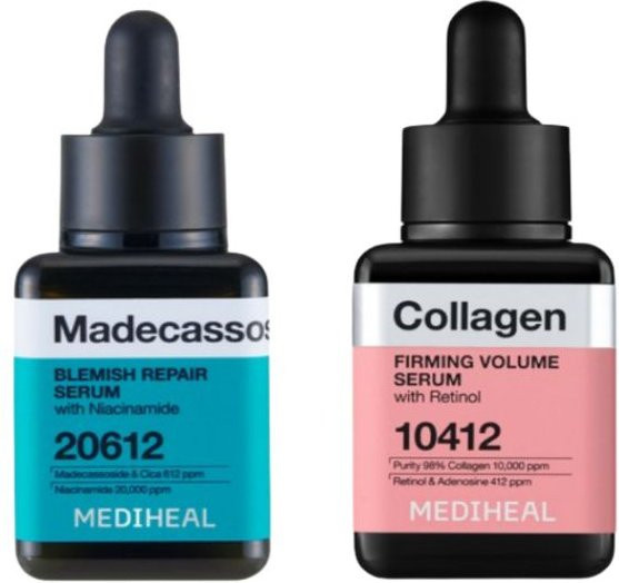 MEDIHEAL Kollagen & Madecassoside Serum Duo-Set, 2 x 40 ml, alle Hauttypen - Bild 1