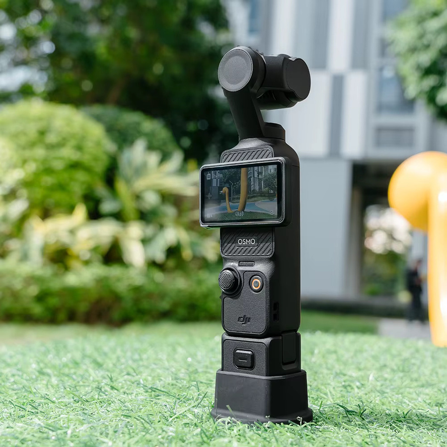 DJI Osmo Pocket 3 Silikon Dock Desktop Basis Anti-Skid Standfuß Zubehör in Schwarz - Bild 5