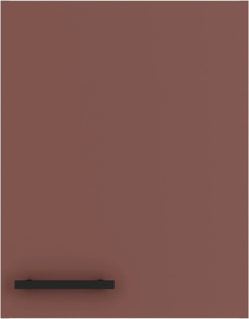 OPTIFIT Nizza407 Küchen-Oberschrank in Rostrot mit modernem Design und melaminbeschichteter Oberfläche, Breite: 45 cm - Bild 1