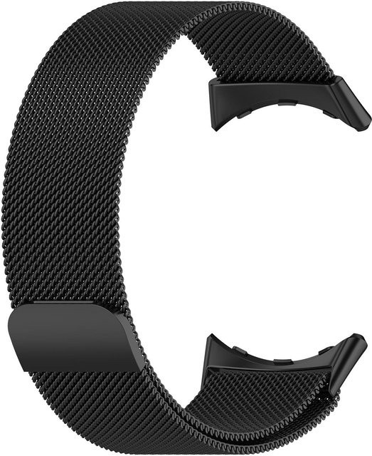 Uhrenarmband Mailänder Armband, Edelstahl, schwarz, Unisex - Bild 1