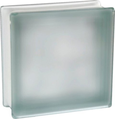 Fuchs Design Glasbaustein satiniert Weiß B/H/T: 19 x 19 x 8 cm - Bild 2