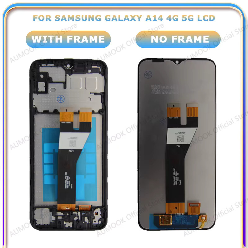 Samsung Galaxy A14 4G 5G LCD Display mit Touchscreen Digitizer Montage Panel in Schwarz - Bild 3