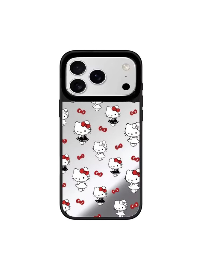 Sanrio Hello Kitty Spiegelhülle mit Graffiti-Kunst für iPhone 17 Pro Max 16 15 14 Plus inklusive MagSafe und stoßfestem Schutz - Bild 2
