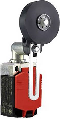 BERNSTEIN Positionsschalter 6081000107 IN73-V11 AVGU RO50 mit Stangenhebel, tastend, Farbe Rot, 240 V/AC und 24 V/DC, 5A, Schutzart IP66 und IP67 - Bild 1