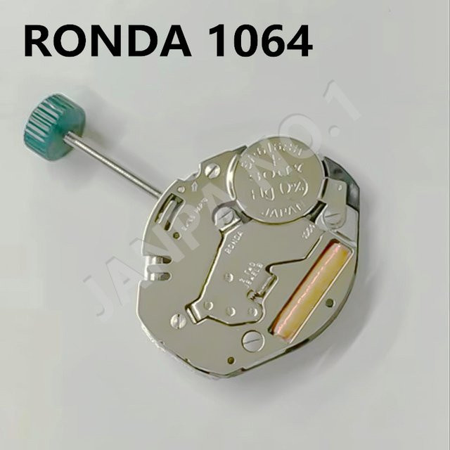 RONDA Uhrenzubehör, Quarzwerk, Messing, Silber, Unisex - Bild 1