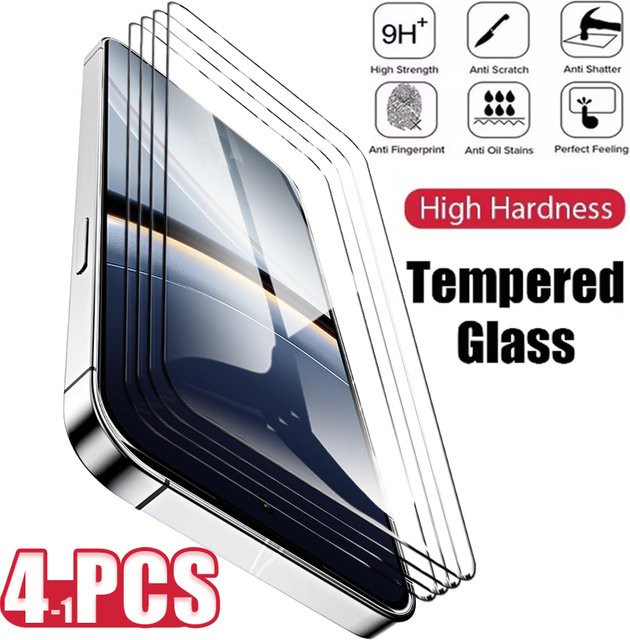 Xiaomi Panzerglas Schutzfolie aus Kristallglas 9H für Poco F7 Pro Ultra F6 F5 F4 GT F3 F2 transparent Case Friendly - Bild 1