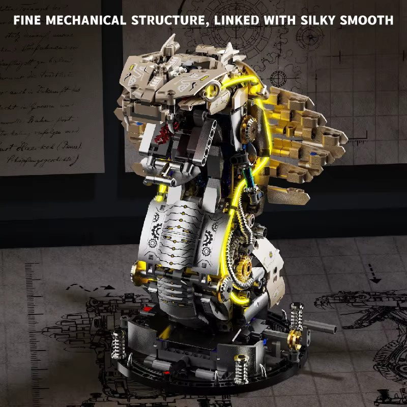 yaafun Mechanischer Königskobra Baukasten, 1186 Teile, ab 14 Jahren - Bild 2