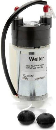 Weller Vakuum/Air Drehschieberpumpe 24V Ersatzteil in Schwarz - Bild 1