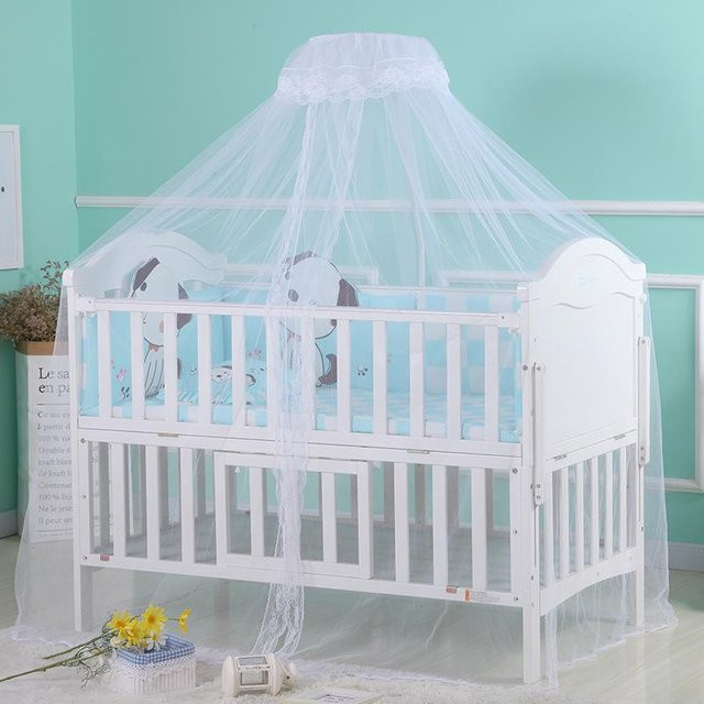 MARKET-1 Sommer-Moskitonetz für Babys als faltbarer Baldachin in Weiß - Bild 1