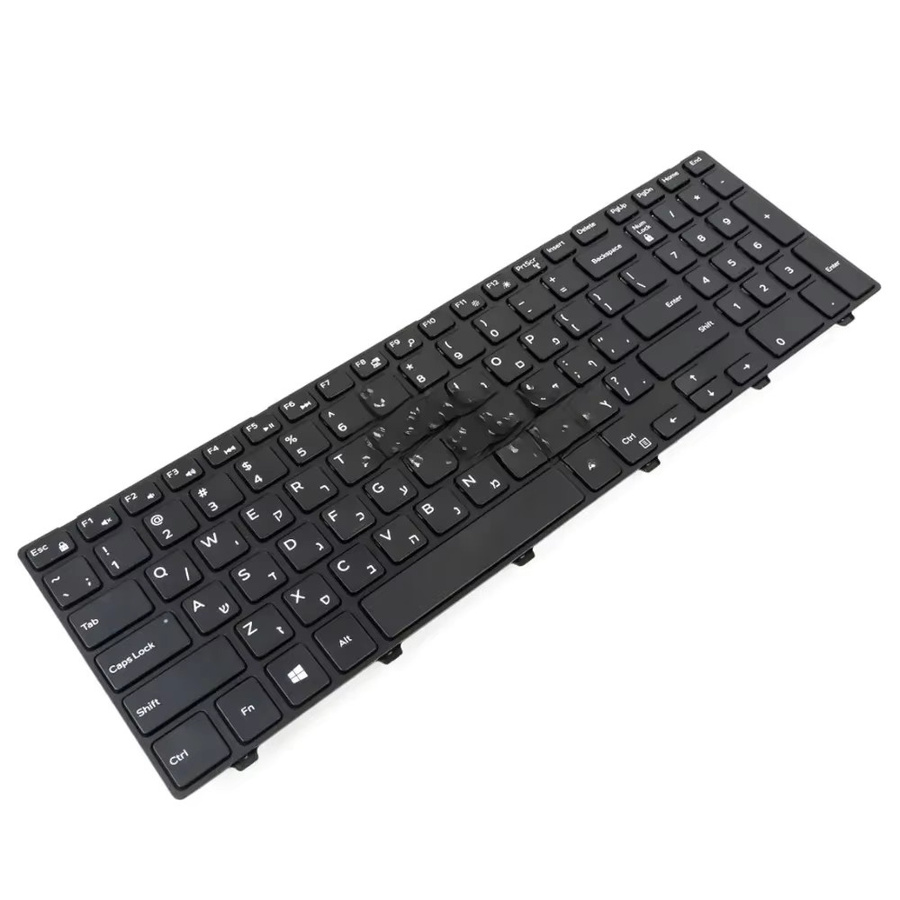 Dell Laptop Tastatur mit Hintergrundbeleuchtung in Schwarz für Vostro 15 3565 3568 und Inspiron 5558 5559 5566 5577 5551 5555 mit arabisch-hebräischem Layout - Bild 3