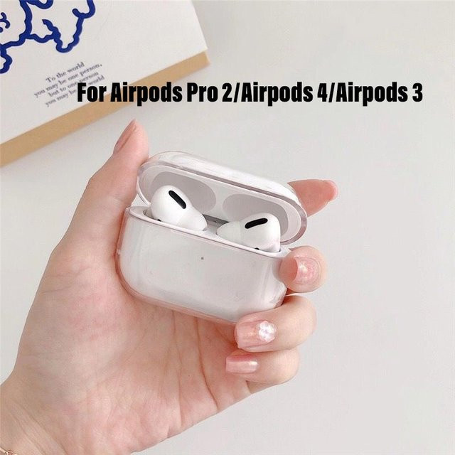Transparente Schutzhülle aus PC für Apple AirPods 4, AirPods 3 und AirPods Pro 2 - Bild 1