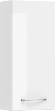 Pelipal Bad-Hängeschrank Quantum 05 in Weiß Hochglanz mit Soft-Close-Türen, Breite: 30 cm, Höhe: 70 cm