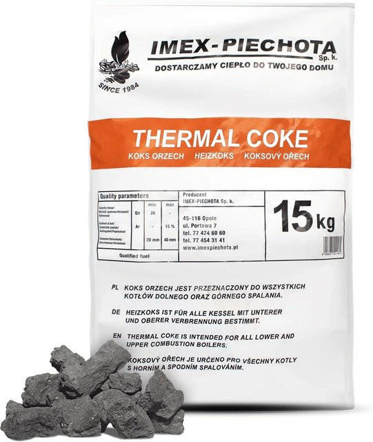 ANMAG Kokskohle Schwarz 20 - 40 mm 15 kg - Bild 1