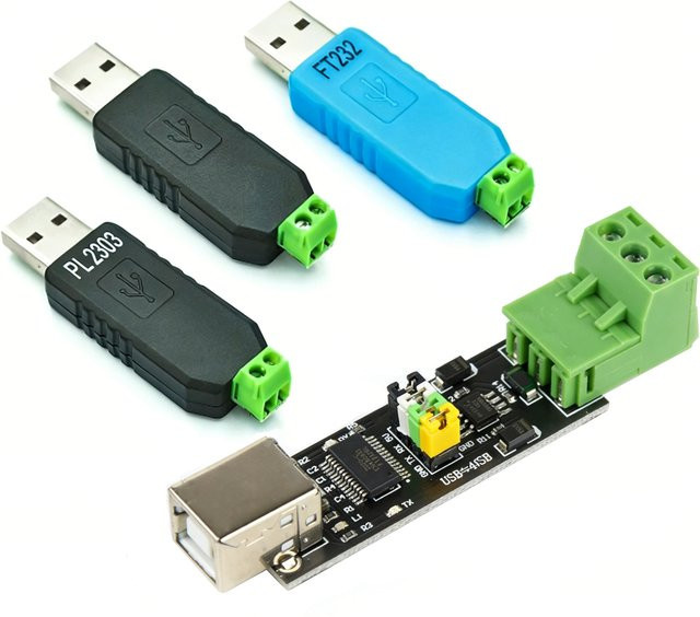 FTDI USB 2.0 zu TTL RS485 Serieller Konverter Adapter mit FT232RL und MAX485 Modul in Multicolor - Bild 1