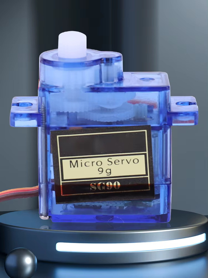 APWIKOGER SG90 Micro Servomotor 9G Kit mit Halterung in Blau für Arduino DIY RC Auto und Flugzeug - Bild 4