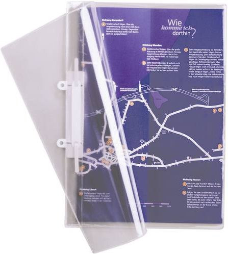 Durable Schnellhefter mit Abheftvorrichtung DIN A4 Transparent - Bild 1