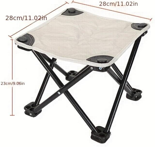 SZ-Damai Klapphocker für Camping und Outdoor in Weiß - Bild 1