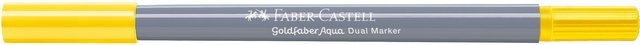 Faber Castell Goldfaber Aqua Dual Marker Kadiumgelb mit Brush-Spitze - Bild 1