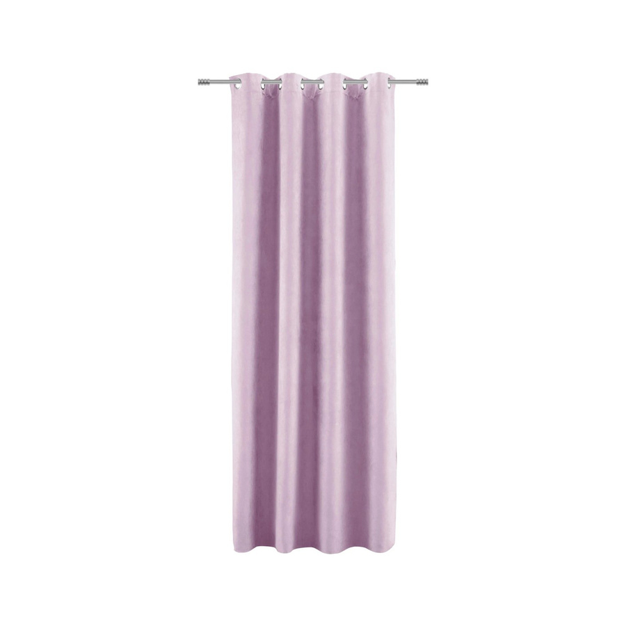 Mömax Fertigvorhang Velours in Lila mit Ösen, blickdicht, B/H: 140 x 245 cm - Bild 2