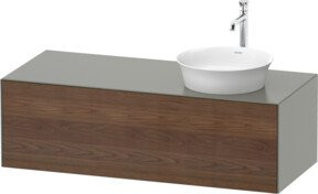 Duravit Waschtischunterschrank White Tulip in Weiß, Breite: 130 cm, Tiefe: 55 cm, Höhe: 40,8 cm - Bild 1