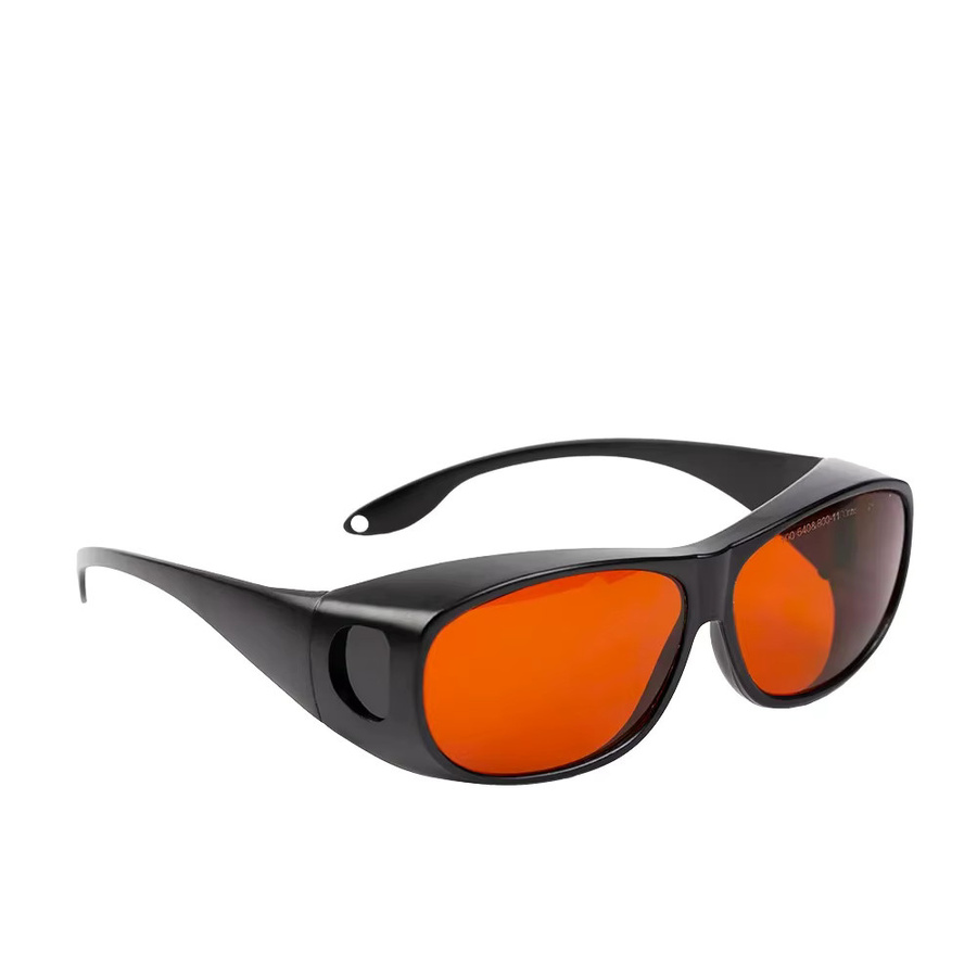 Cloudray UV-Schutzbrille Typ B mit grüner Faser, Full-Vision Schutzbrille für Wellenlängen 355 nm, 532 nm und 1064 nm, Farbe Grün/Schwarz - Bild 1